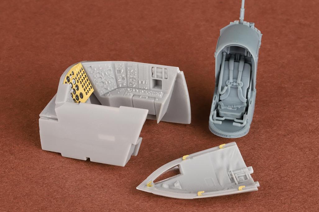 Convair B-58 Hustler pilot cockpit upgrade set with Stanley capsule resin/3D print/PE