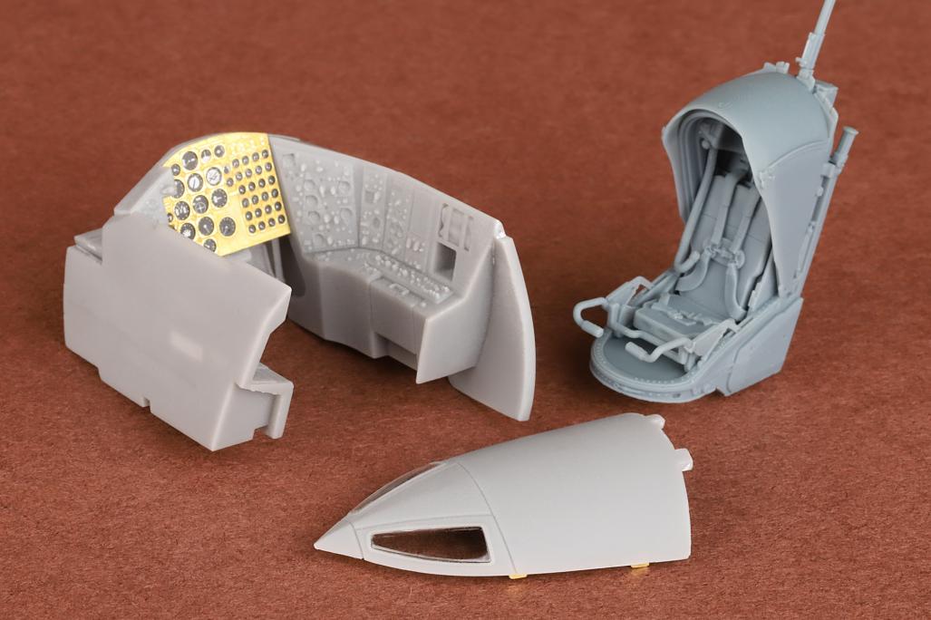 Convair B-58 Hustler pilot cockpit upgrade set with Stanley capsule resin/3D print/PE