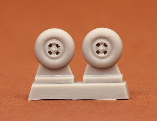 Hawker Hurricane Mk.I wheels (4-spoke) (designed to be used with Airfix kits)