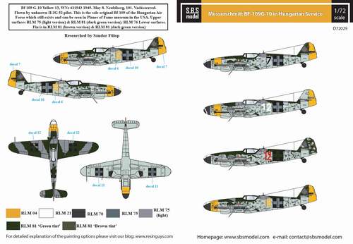 Messerschmitt Bf-109G-10 Hungarian Air Force
