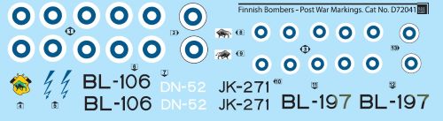 Finnish Bombers - Post War Markings Include Bristol Blenheim Mk.I/Mk.IV, Junkers Ju-88A