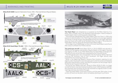 Miles M.2H Hawk Major 'Spanish Civil War'