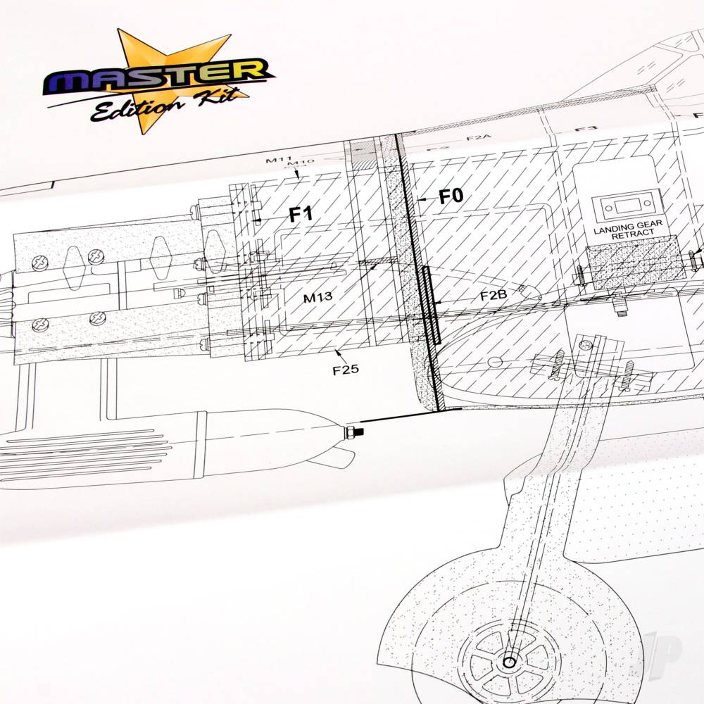 Seagull A6M2 Zero Master Scale Kit (15cc) (67.0in) SEA123K 17