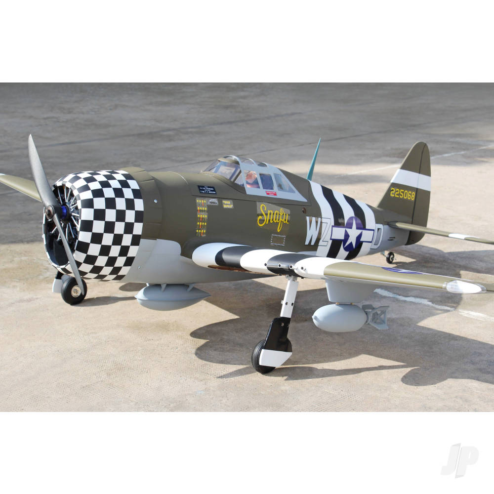 Seagull P-47G Thunderbolt Snafu (20cc) 1.6m (63in) with 84° Electric Retracts SEA207NG 1