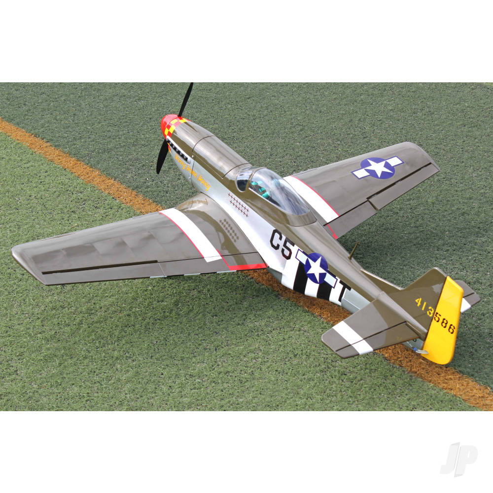 Seagull P-51D Mustang (10cc) 1.43m (56.3in) with 84° Electric Retracts SEA276NG 1