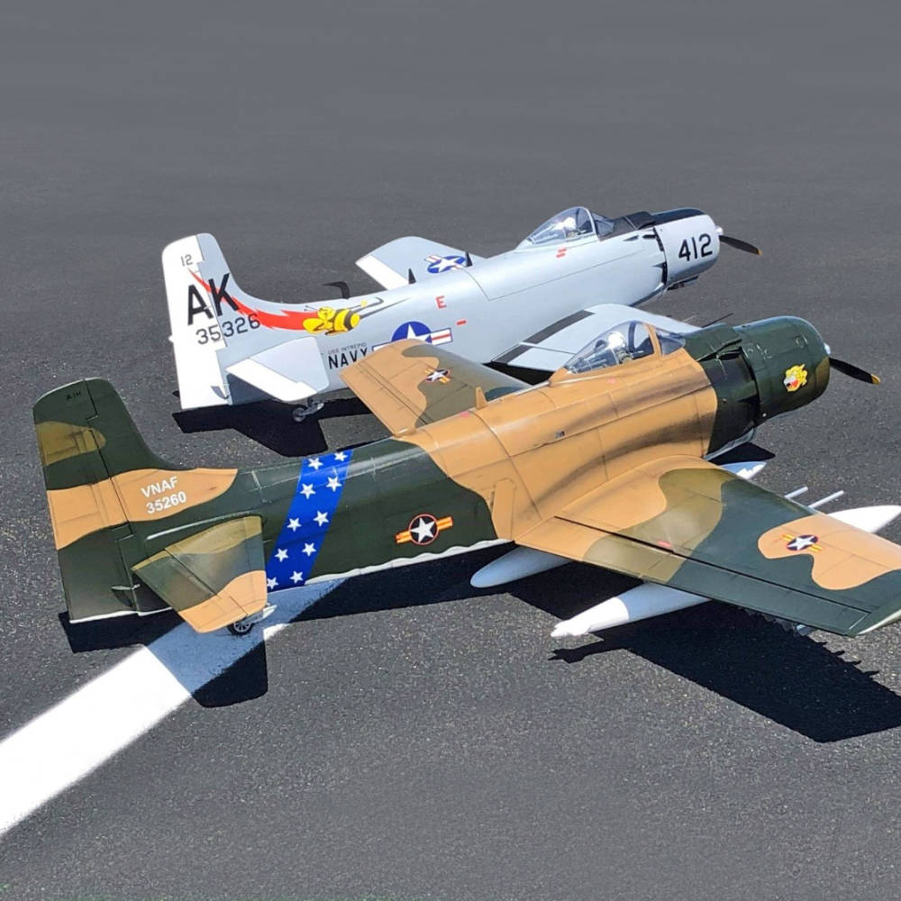 Seagull Skyraider 35 - 60cc 86in Camo SEA348C Main