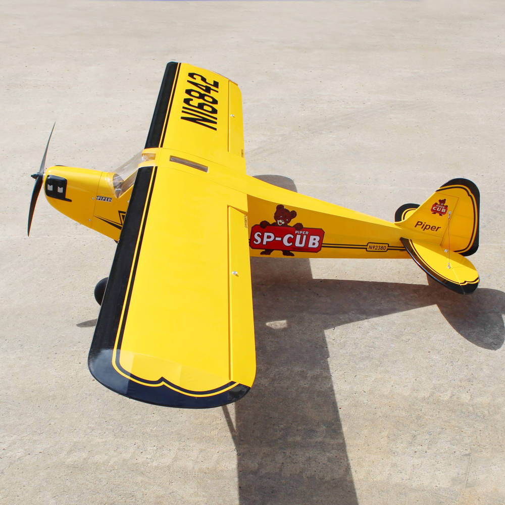 Seagull J-3 Cub (20cc) 2.23m (88.2in) with Scale U/C, Wheels & Air Tyres SEA74N 2