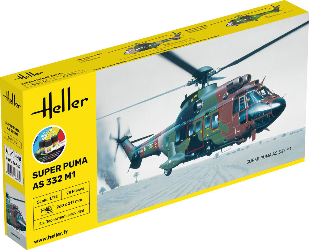 Heller 1:72 Gift Set - Super Puma AS 332 M0
