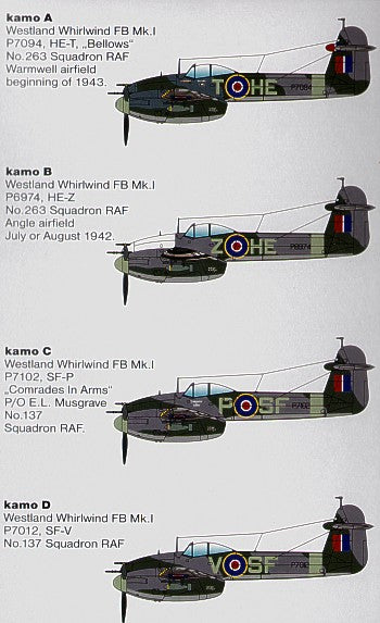 Westland Whirlwind Mk.I 'Fighter Bomber' 