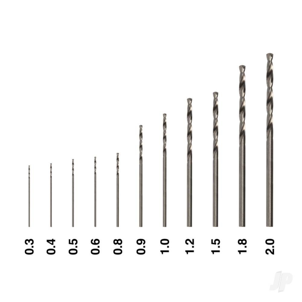 Modelcraft HSS Drill Bits 0.6mm (10) SHSPDR1910-06 2