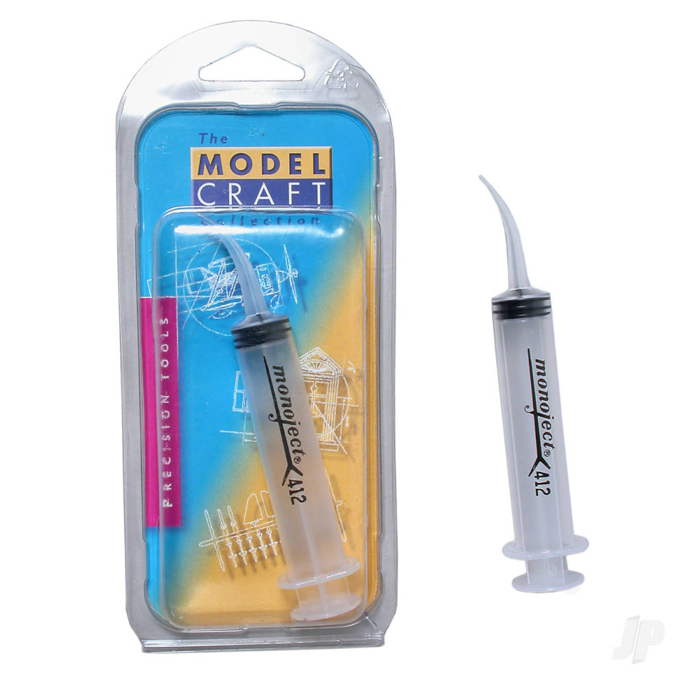 Modelcraft 12ml Curved Syringe incl. Tip (Pol1012/C) SHSPOL1012-C 2