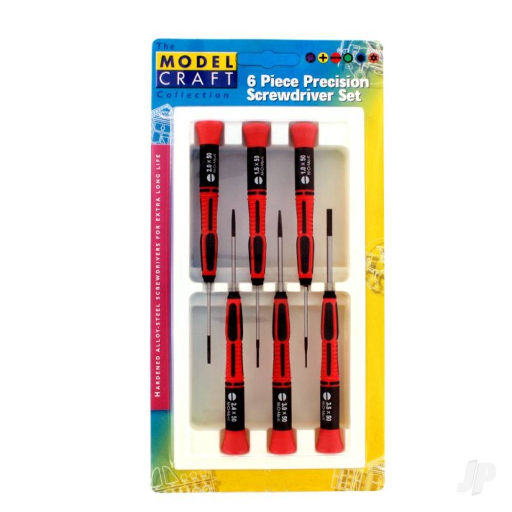 Modelcraft PSD1600 6pc Slotted Screw Driver Set SHSPSD1600 1