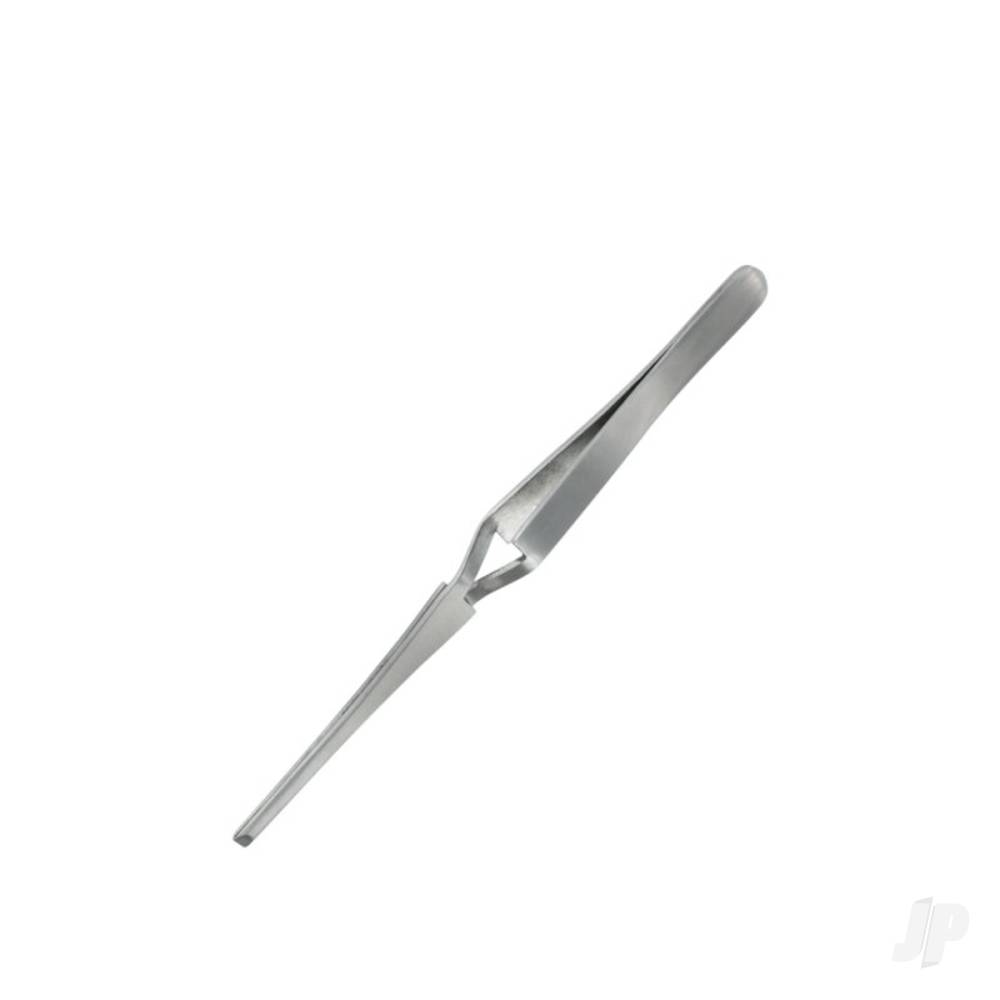 Modelcraft Straight Tip Reverse Action Blunt End Tweezers (160mm) (PTW1126) SHSPTW1126 Main