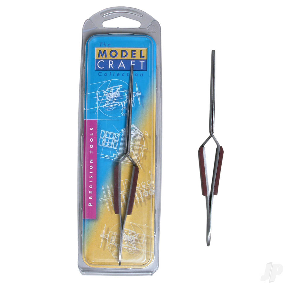 Modelcraft Reverse Action Tweezers Straight Tip/Fibre Grip (160mm) (PTW1127) SHSPTW1127 4