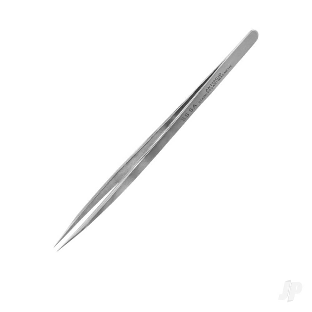 Modelcraft Very Fine Stainless Steel Tweezers (120mm) (PTW2185/Ss) SHSPTW2185-SS Main