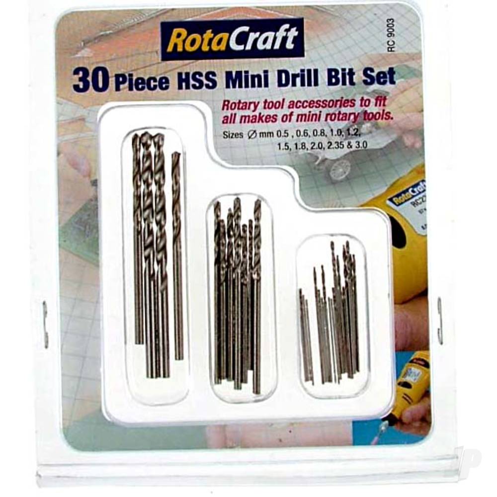 Modelcraft R/C9003 30pc HSS Mini Drill Bit Set SHSRC9003