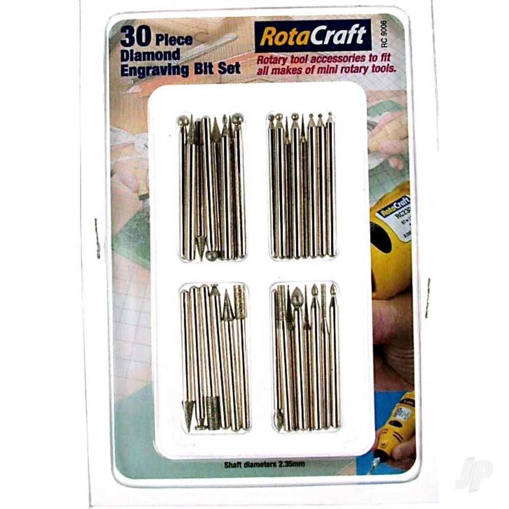 Modelcraft R/C9006 30pc Diamond Engraving Bit Set SHSRC9006