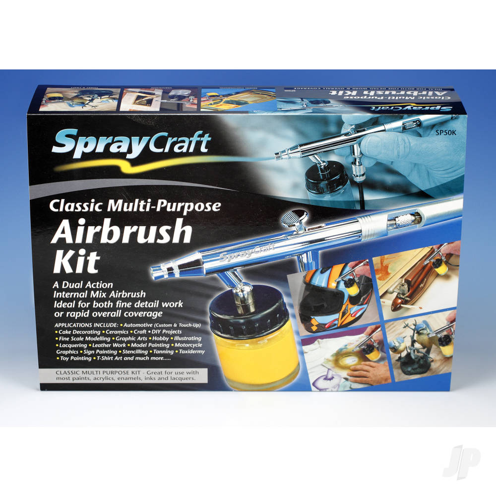 Spraycraft SP50K Multi Purpose Airbrush Kit (Dual Action) SHSSP50K 7