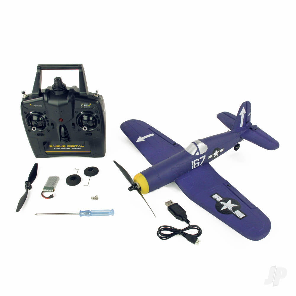 Sonik RC F4U Corsair 400 RTF 4-Channel with Flight Stabilisation SNK761-8 2