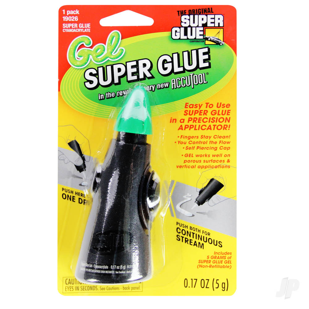 Super Glue Super Glue Gel with Accutool (0.17oz, 5g) SUP19026 Main