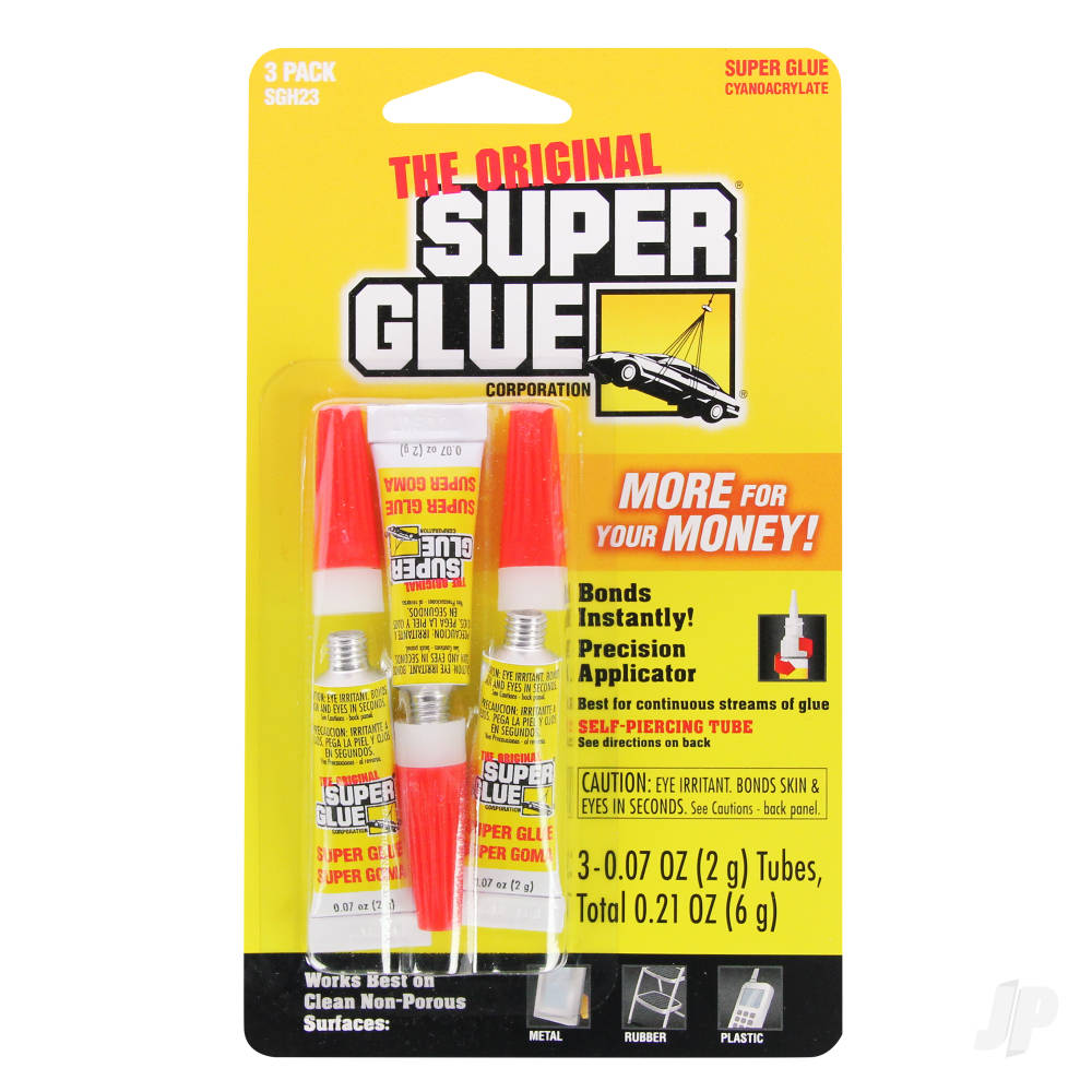 Super Glue Super Glue 3-Pack (3x 0.07oz, 2g) SUPSGH23 Main