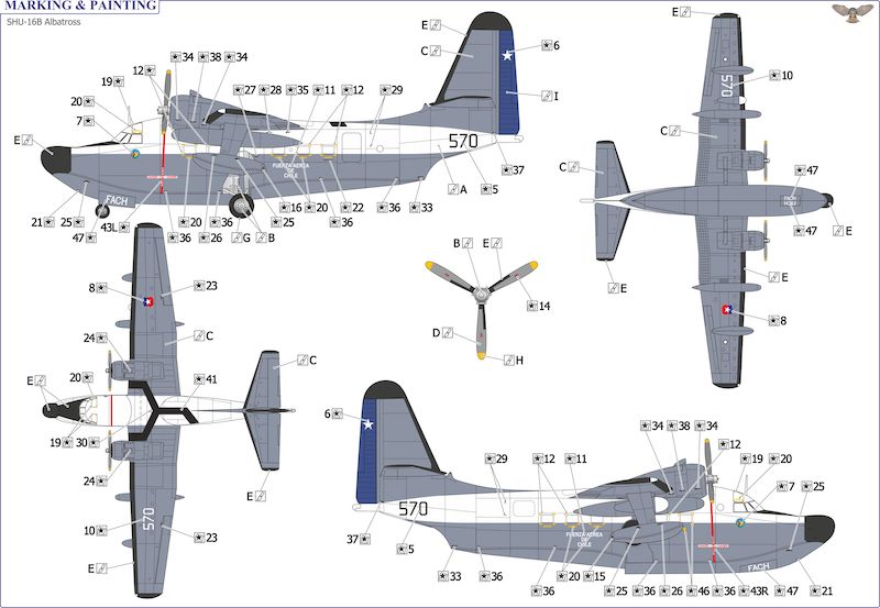 Grumman SHU-16B Albatross flying boat (Spain/ Chiliean A.F.)