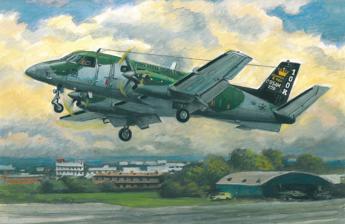 Embraer C-95AM light military transporter (Brazil A.F.)