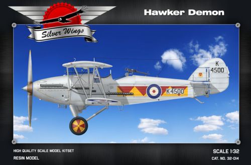 Silver Wings Hawker Demon. Kit includes: - SVW32014 - Aircraft Kits
