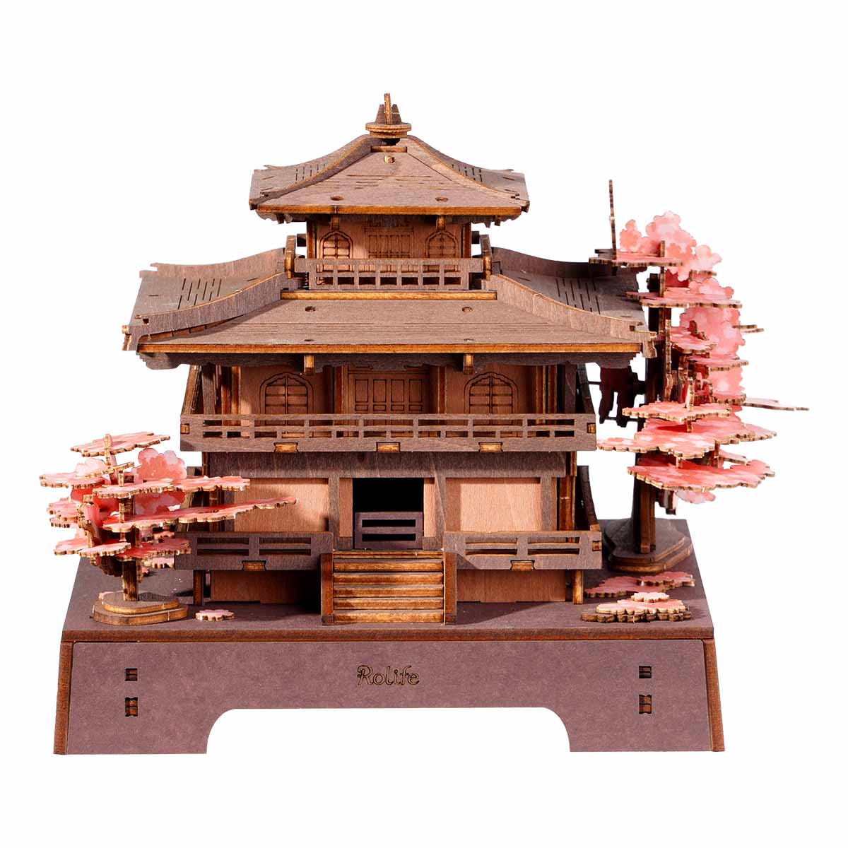 Rolife 3D Wooden Puzzle - Sakura Pavilion TGA07 image 2