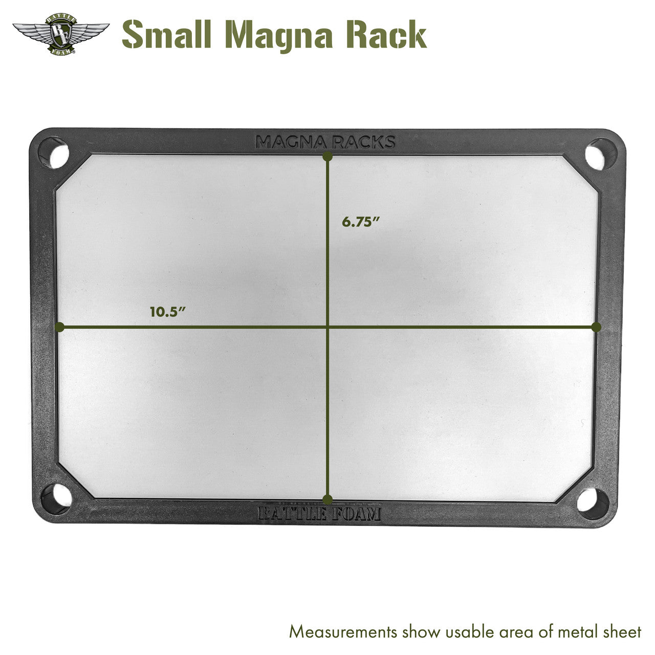 Battle Foam (352) P.A.C.K. 352 Molle with Magna Rack Sliders Load Out (Black) BF-BB352MB-MRSSL