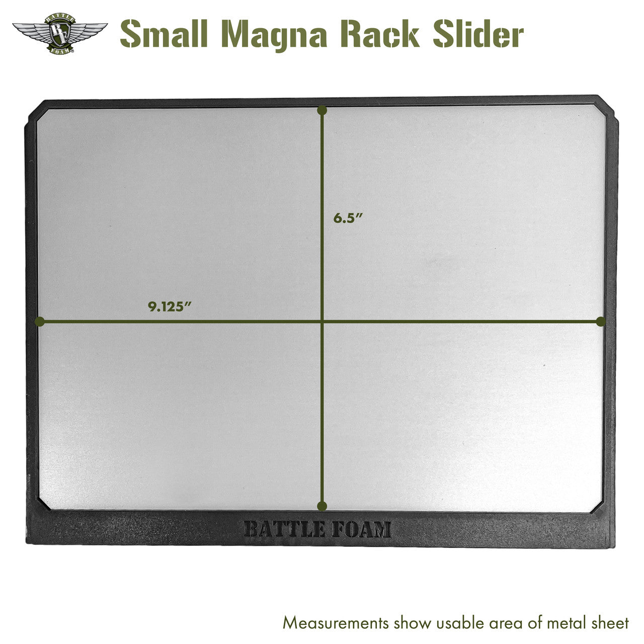 Battle Foam Small Individual Magna Rack Slider Tray BF-MIS-SMRST