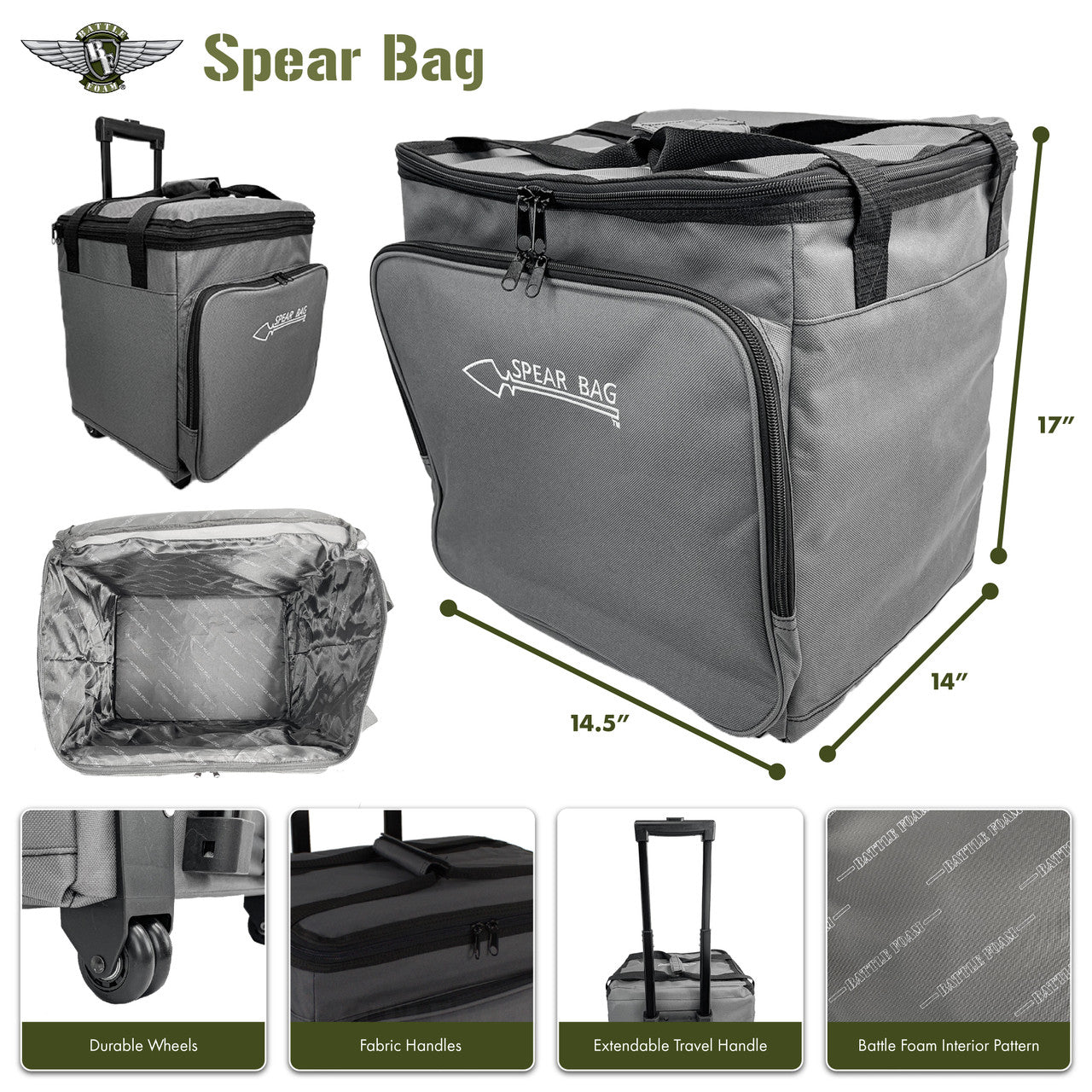 Battle Foam BF Spear Bag Standard Load Out BF-SPRB-SL