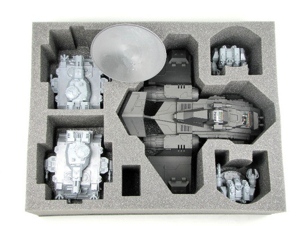 Battle Foam (Space Marines) Blood Angels Stormraven 2 Predator Foam Tray (4.5") BF-BFL-SR2P