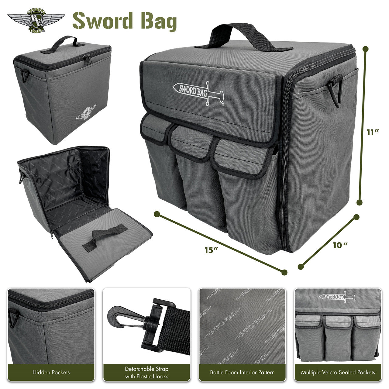 Battle Foam BF Sword Bag Empty BF-SWDB-BE