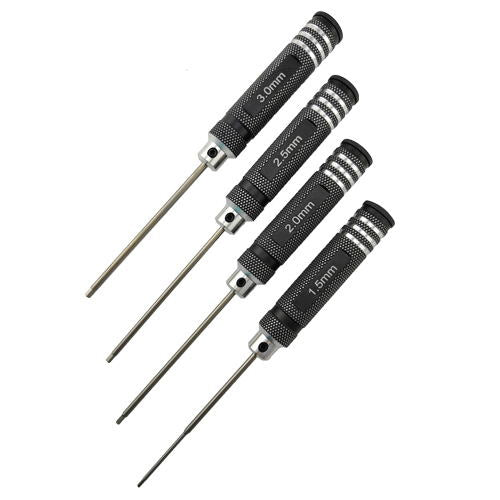 Hex Driver Set 1.5/2/2.5/3mm Black