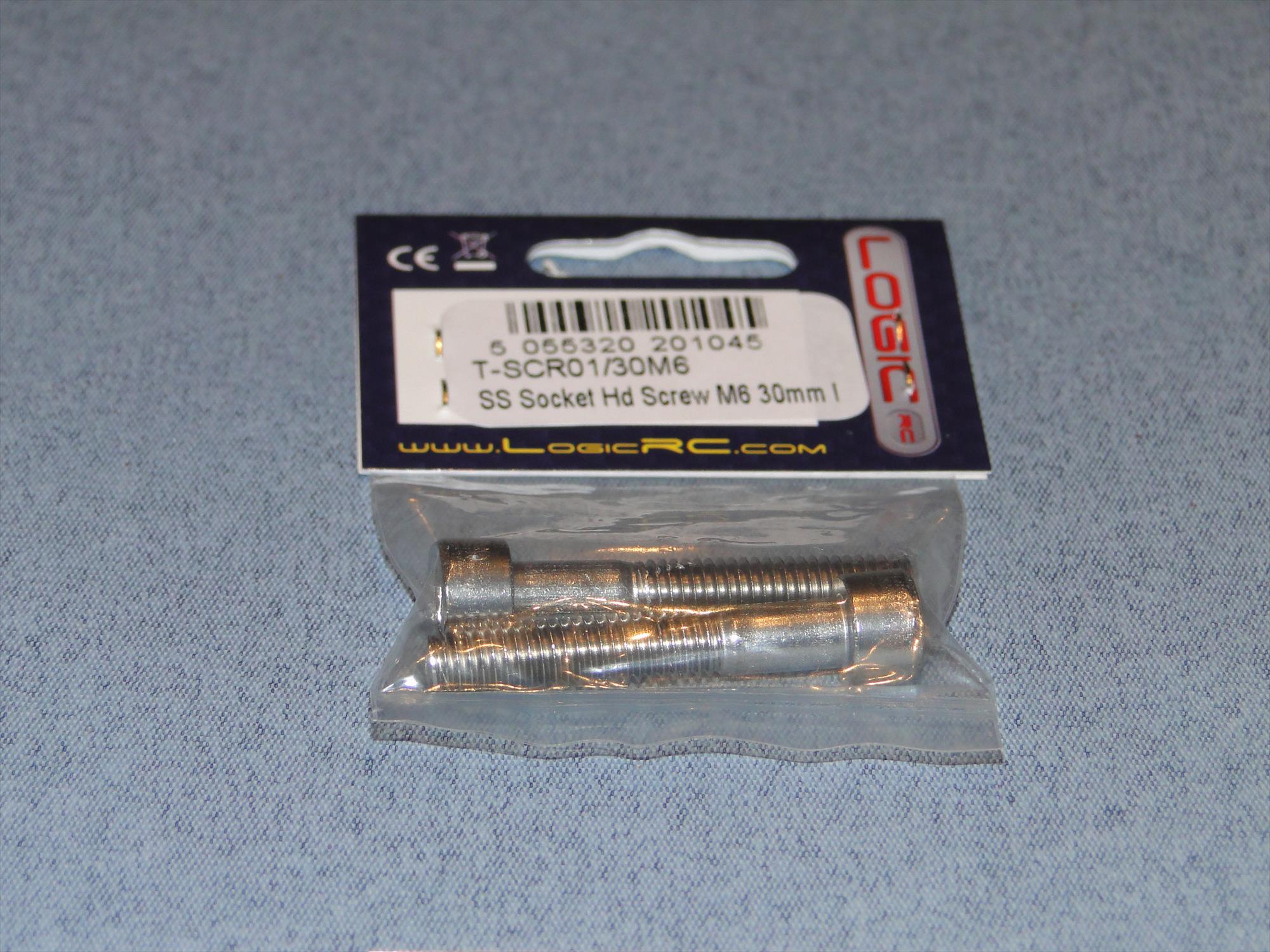 SS Socket Hd Screw M6 30mm Pk2