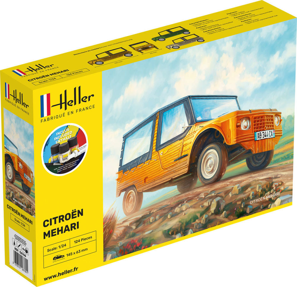 Heller 1:24 Gift Set - Citroen Mehari Version 1