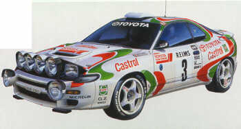 Castrol Celica 1993 Monte Carlo Rally Winner