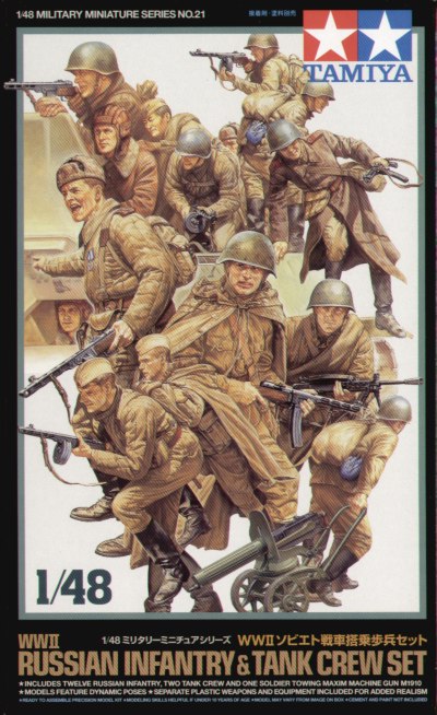 Soviet (WWII) Tank Crew and Infantry set