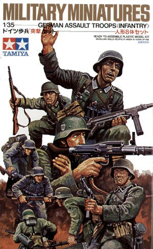 8 x German Assault Troops (WWII)