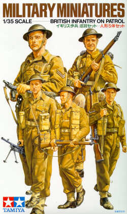 British Infantry patrol (WWII) x 5 figures