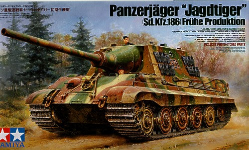 JagdTiger Sd.Kfz.186 early version with etched parts