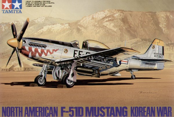 North-American P-51D Mustang Korean War with rockets and bombs