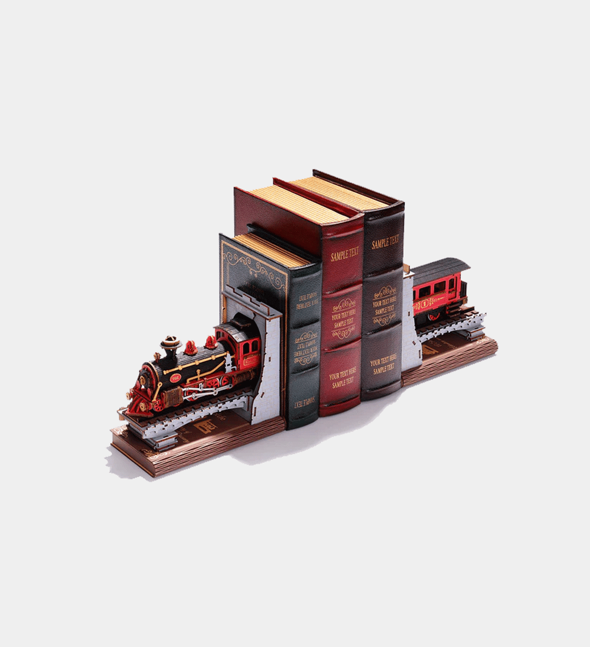 Train themed bookends