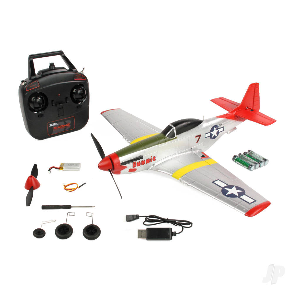 Top RC P51 Red Tail RTF 450 (Mode 1) TOP097B01 1