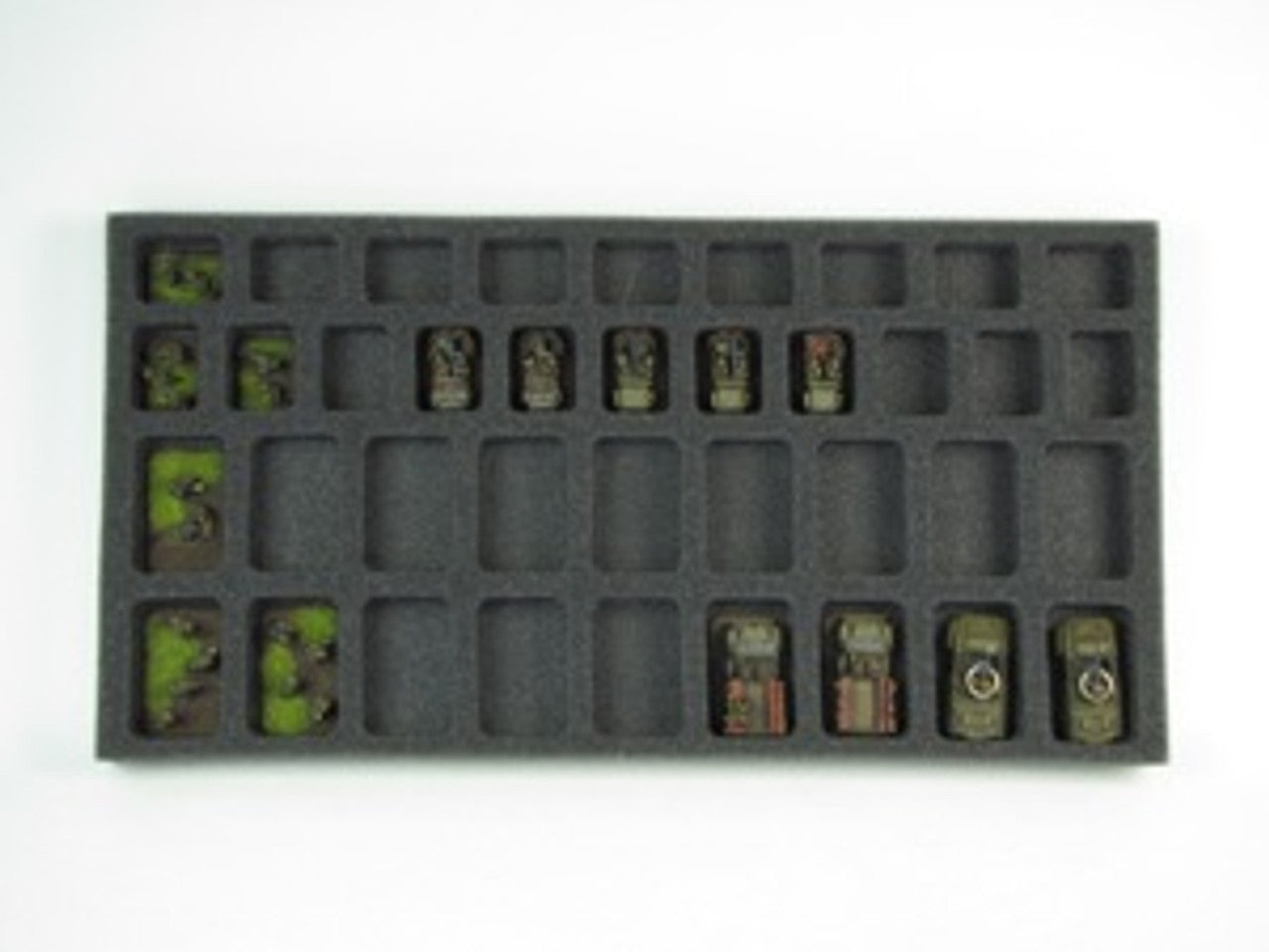 Battle Foam (Gen) Flames of War 18 Troop 20 HQ Foam Tray (1") BF-BFM-18T20HQ