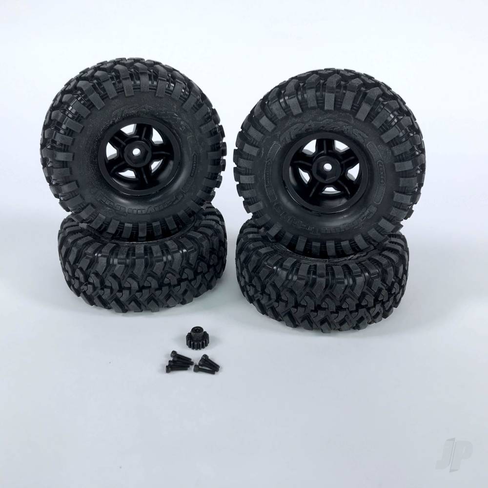 Traxxas Wheel Set and Pinion for All-Terrain Traxx TRX-4 TRX0179