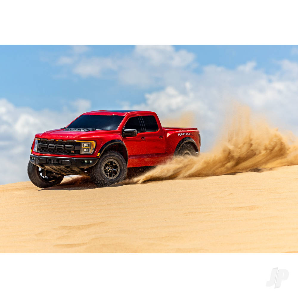 Traxxas Ford Raptor R 1:10 Pro Scale 4WD Brushless Electric Replica Truck, - TRX101076-4-RED 8