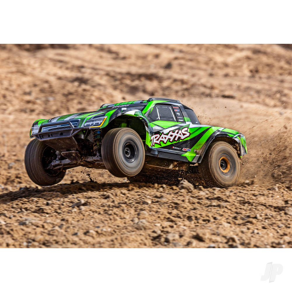 Traxxas Maxx Slash 1:8 6S 4WD Short Course Truck, Green (+TQI 2-ch Link, V - TRX102076-4-GRN 11