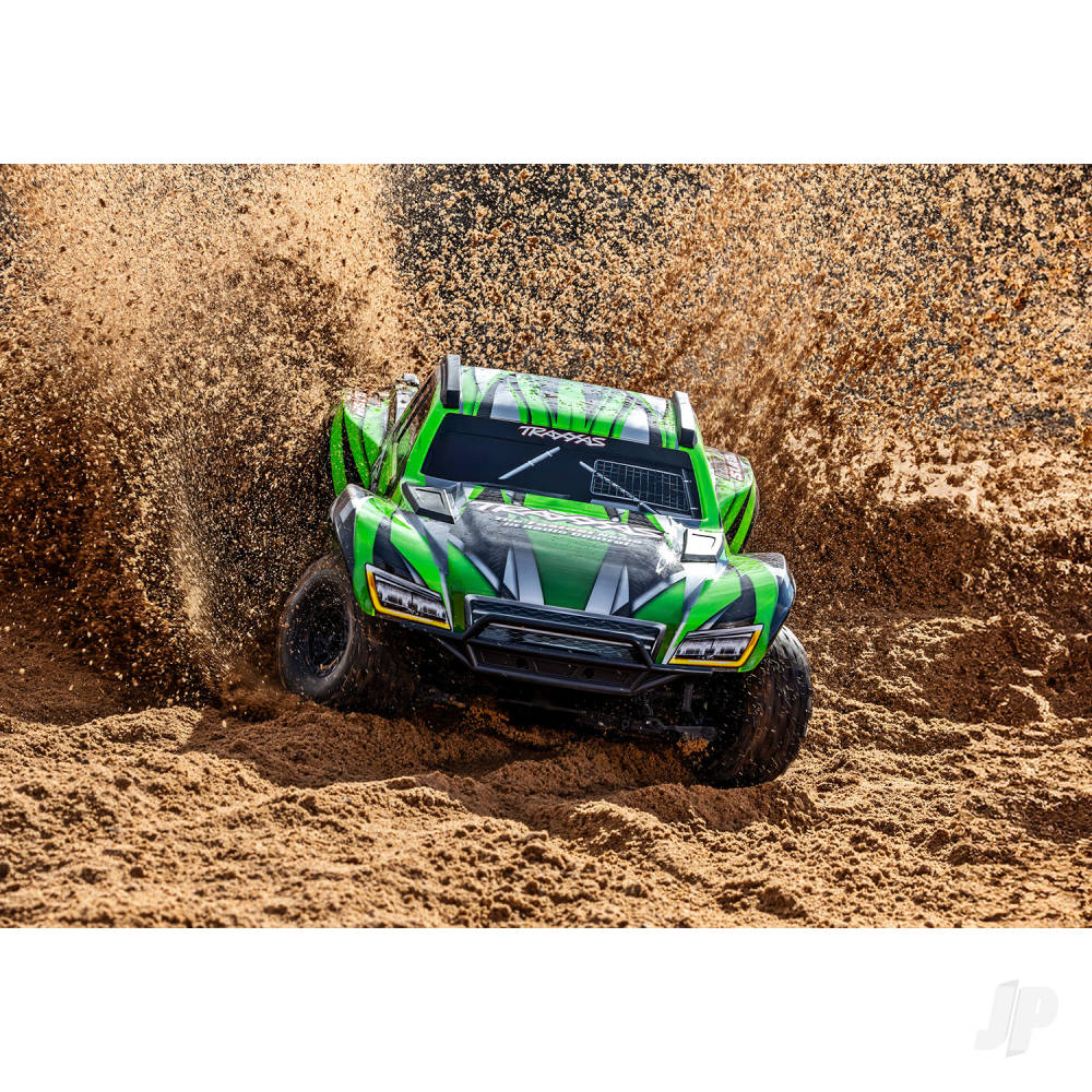 Traxxas Maxx Slash 1:8 6S 4WD Short Course Truck, Green (+TQI 2-ch Link, V - TRX102076-4-GRN 6